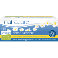 Natracare - tampony higieniczne niebielone chlorem, Regular, 20 sztuk