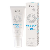 Spray na słońce SPF 50, Sensitive, z granatem i olejem z pestek maliny, 100 ml, Eco Cosmetics
