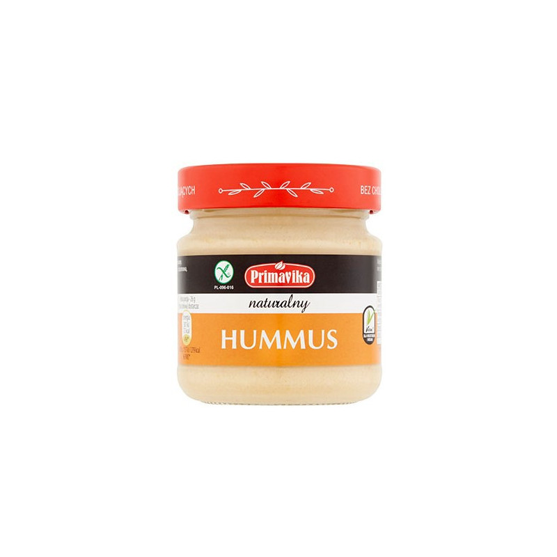 Hummus naturalny, bezglutenowy, 160g, Primavika