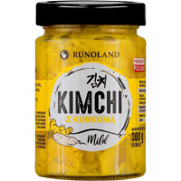 Kimchi z kurkumą, łagodne, Mild, wegańskie, bez glutenu, 300 g, Runoland