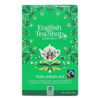 Ekologiczna herbata, Pure Green Tea, 20 x 2g, English Tea Shop