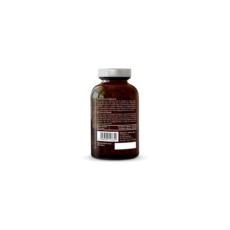 Spirulina z chlorellą BIO, suplement diety, tabletki 375 szt., Diet-Food