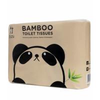 Papier toaletowy bambusowy, 6 rolek, 3-warstwowy, Zuzii