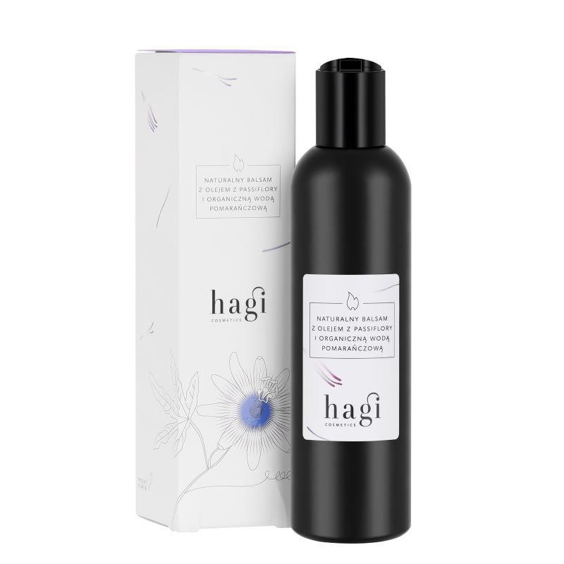 Naturalny balsam z organiczną wodą pomarańczową i olejem z passiflory, 200 ml, Hagi