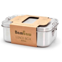 Lunchbox ze stali nierdzewnej, bez BPA, pojemność 800 ml, Bambaw