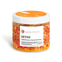 Peeling Detox, orzeźwiający peeling do ciała, 200 ml, Opcja Natura