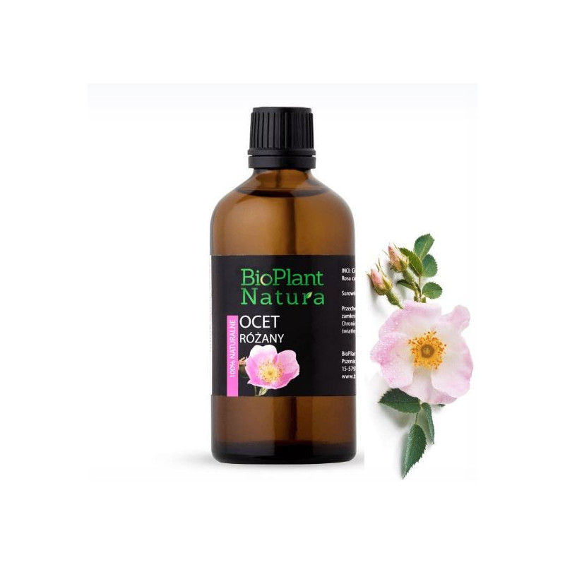 Ocet Różany, surowiec kosmetyczny, 30 ml, BioPlant Natura