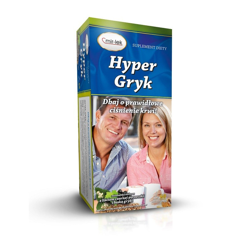 HYPER-GRYK, Nadciśnienie, Suplement diety, 60 saszetek, 150 g, Mir-Lek