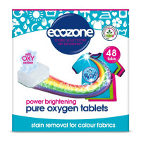Odplamiacz do tkanin kolorowych Pure Oxygen, 48 tabletek, Ecozone (OXYTC48)