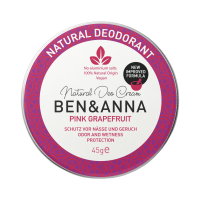 Naturalny dezodorant na bazie sody, PINK GRAPEFRUIT (metalowa puszka), 0% aluminium, 45 g, BEN&ANNA
