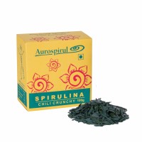 Spirulina chili crunchy, naturalne źródło witamin, białka i cennych minerałów, 100 g, Aurospirul