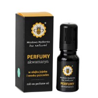 Perfumy roll-on AKWAMARYN, dla mężczyzn, 10ml, Miodowa Mydlarnia