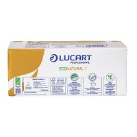Ręcznik papierowy składany EcoNatural Z - pasuje do dozownika ręczników papierowych Z/Z, 1 pakiet, Lucart Professional