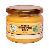 Masło ghee naturalne, masło klarowane, 320 ml - ŚREDNI SŁOIK - Palce lizać